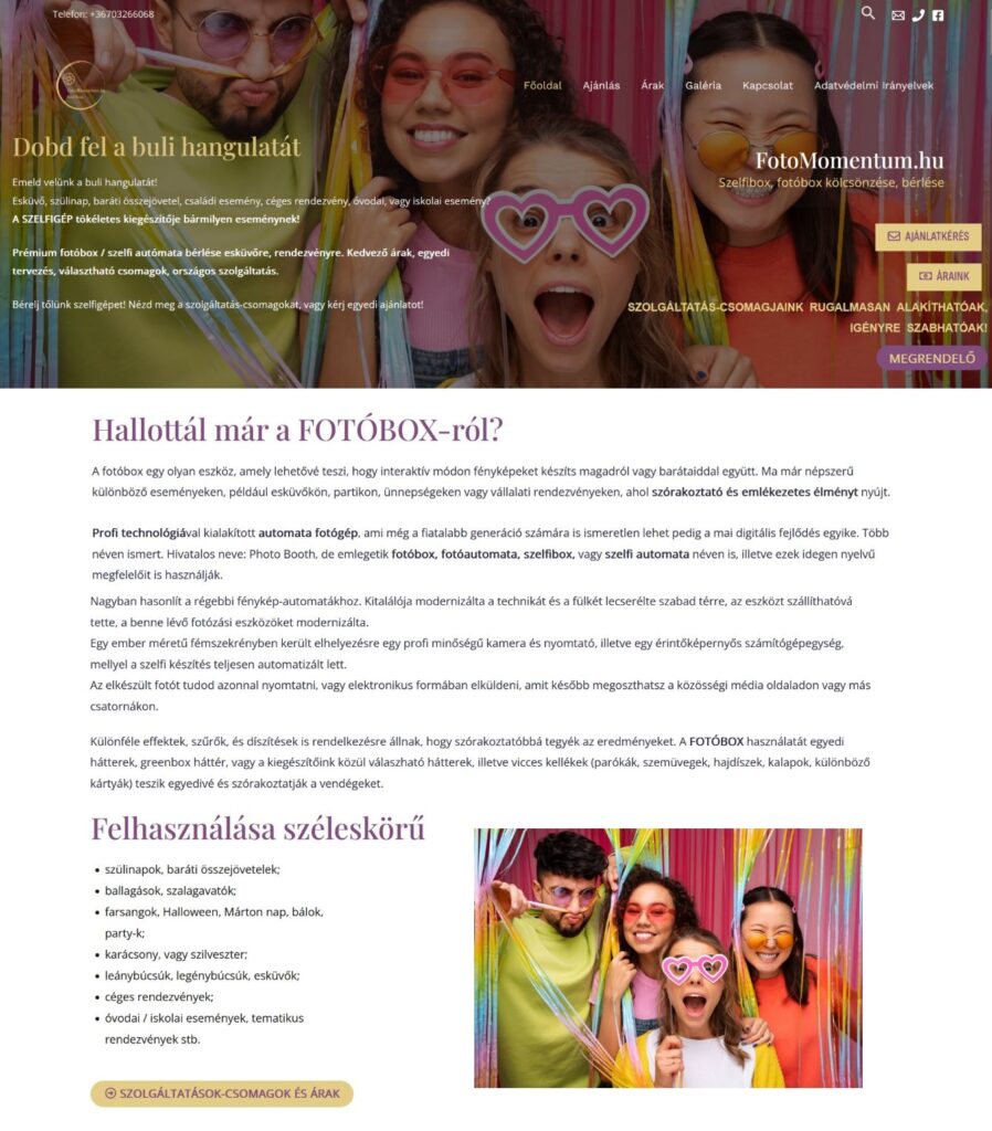 referencia, www.fotomomentum.hu